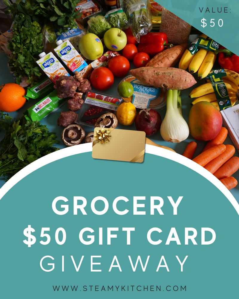 Steamy Kitchen $50 Cash GiveawayEnds in 71 days.