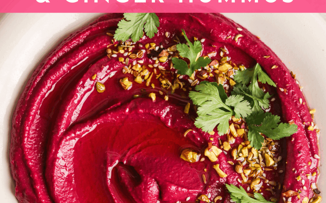 How to Make Purple Sweet Potato & Ginger Hummus