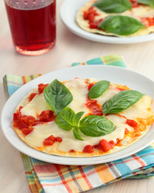 Quick and Easy Tortilla Pizza