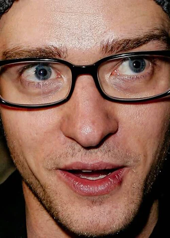 Cold sore on Justin Timberlake's lips